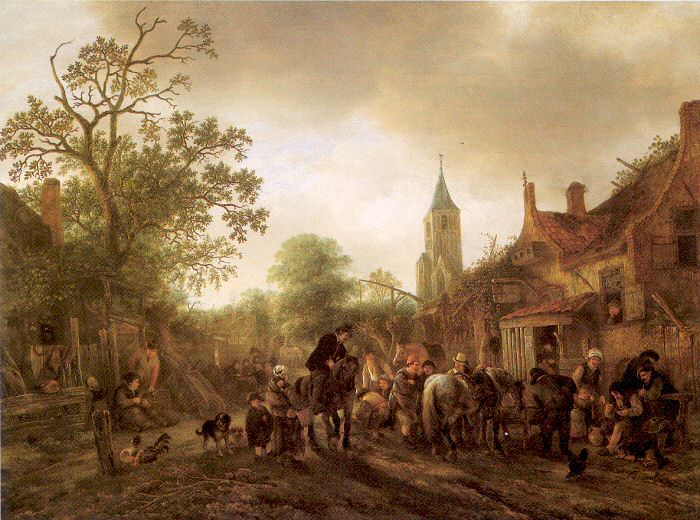 Ostade, Isaack Jansz. van The Halt at the Inn